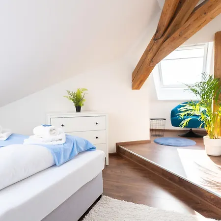 Greentreehomes - Penthouse Weide - Zentral - Privatparkplatz - Familienfreundlich 公寓 巴姆贝格