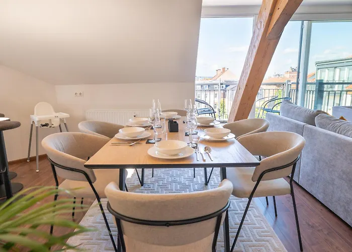 Greentreehomes - Penthouse Willow Apartmán Bamberg